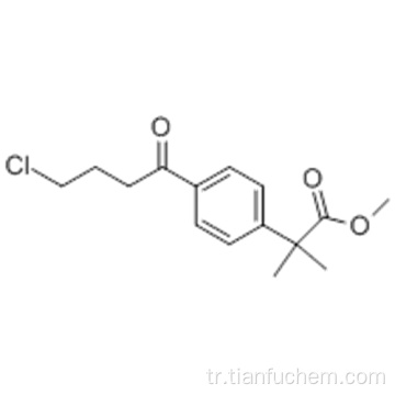Benzenasetik asit, 4- (4-kloro-1-oksobütil) -a, a-dimetil-, metil ester CAS 154477-54-0